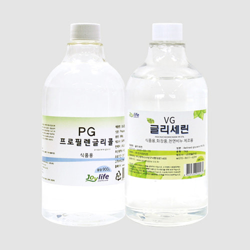 조이라이프 프로필렌글리콜 PG 900g + 식물성 글리세린 VG 1kg 비누 슬라임[쇼핑몰 이름]